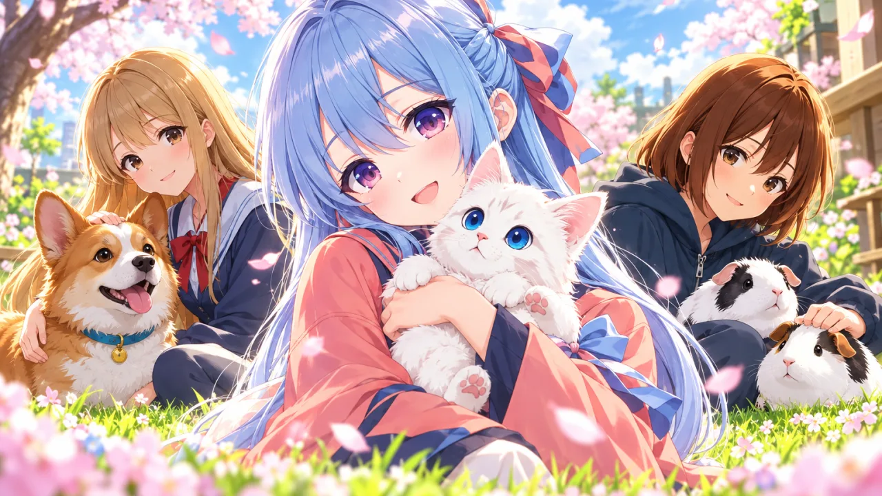 Anime Fifteen: Girls and Pets